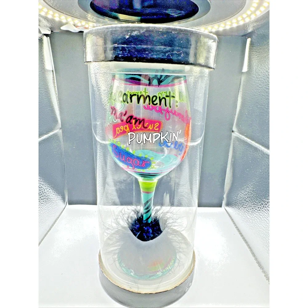 Southern Terms of Endearment by Sassy & Southern Hand Painted Novelty Wine Glass
